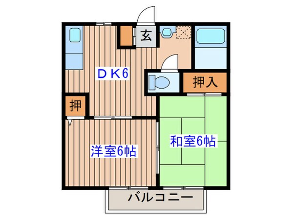 ＫＯＺＵＶｉｌｌａｇｅＢの物件間取画像